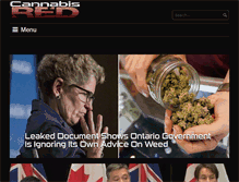 Tablet Screenshot of cannabisred.com